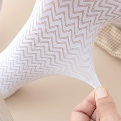 Girls Geometric Wave Pattern Pantyhose Leggings