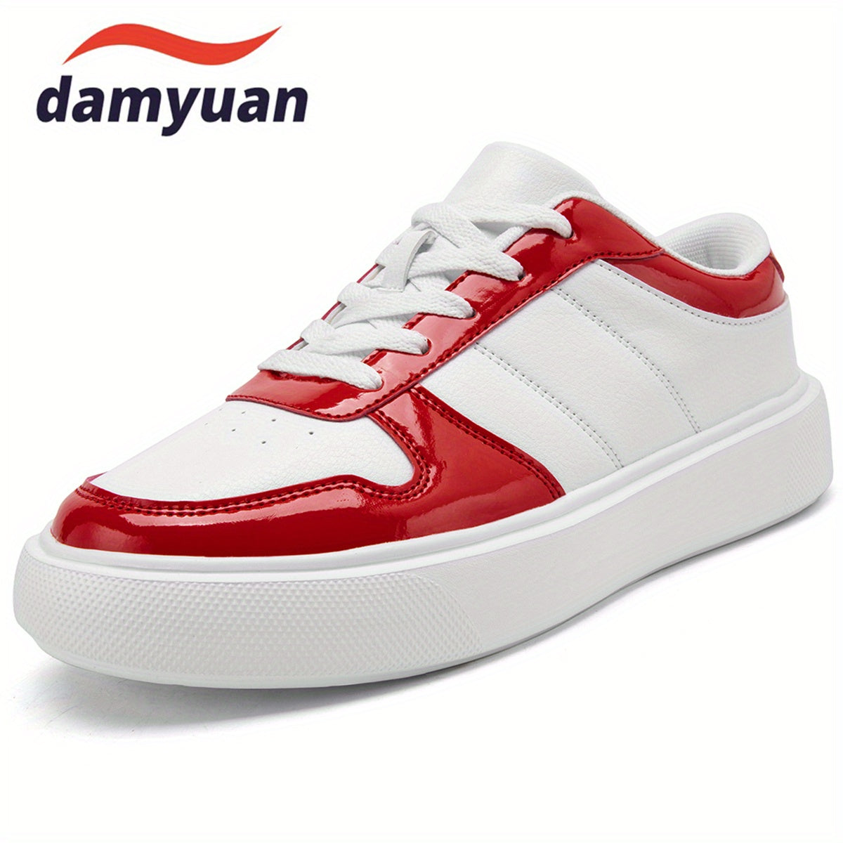 Men's Platform Skate Shoes Lace Up Breathable