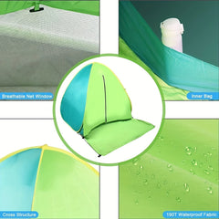Portable Beach Tent UPF 50 UV Protection Lightweight Canopy