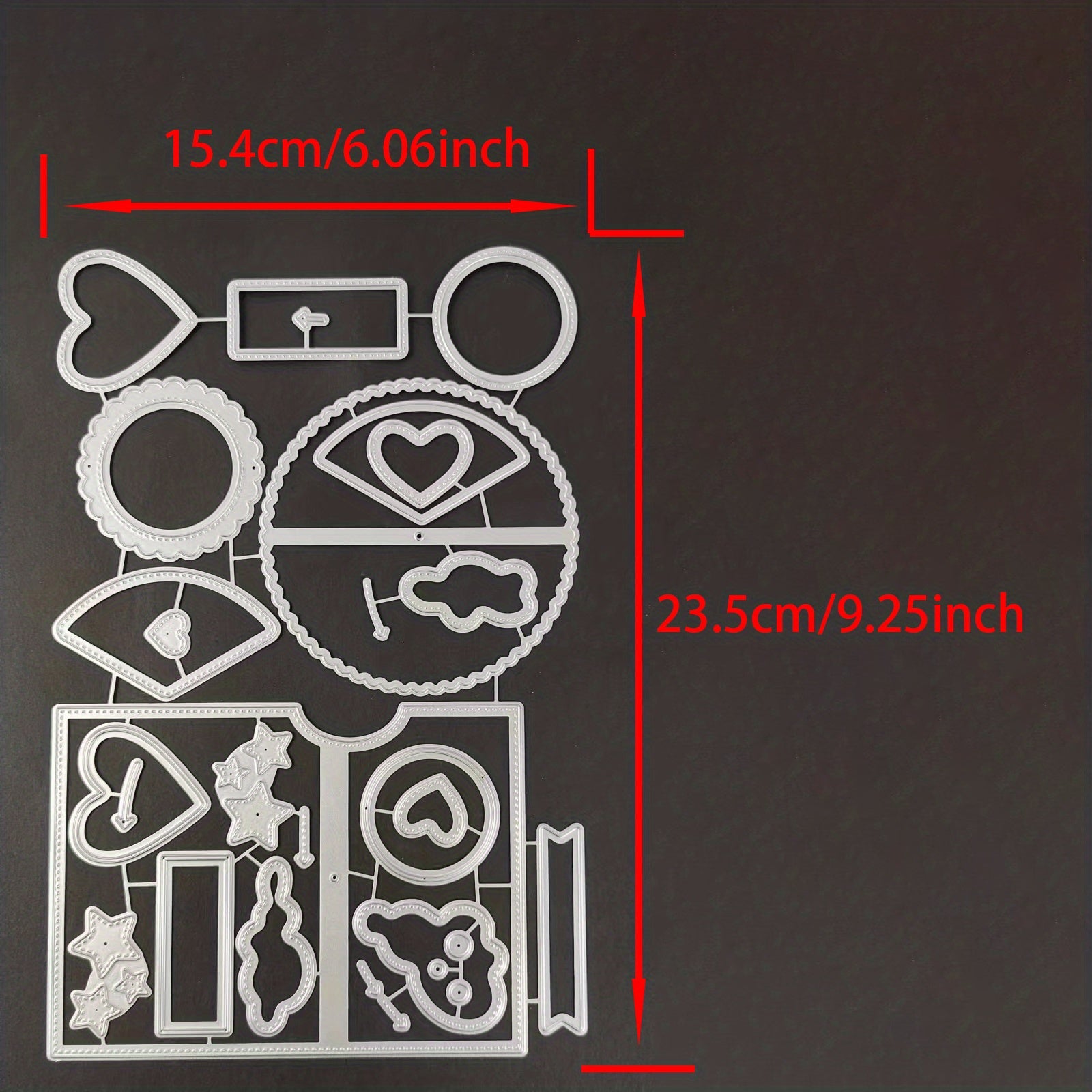 1pc Metal Cutting Dies Scrapbooking Paper Craft Album Card Punch Art Dies