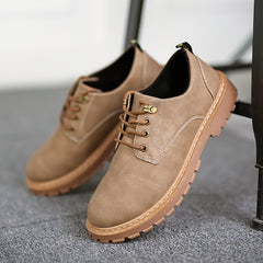 Men's Wear-resistant Lace-up Casual Shoes
