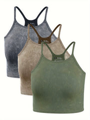 Yoga Sleeveless Crop Tank Top Women's Activewear
