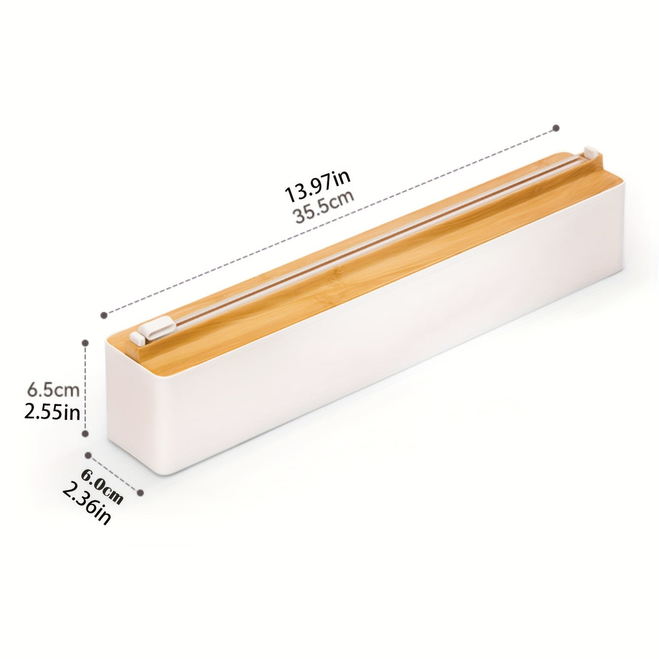 Disposable Plastic Film Cutter with Magnet Wall Mount