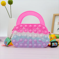 Kids Pony Silicone Crossbody Bag Girls Handbag