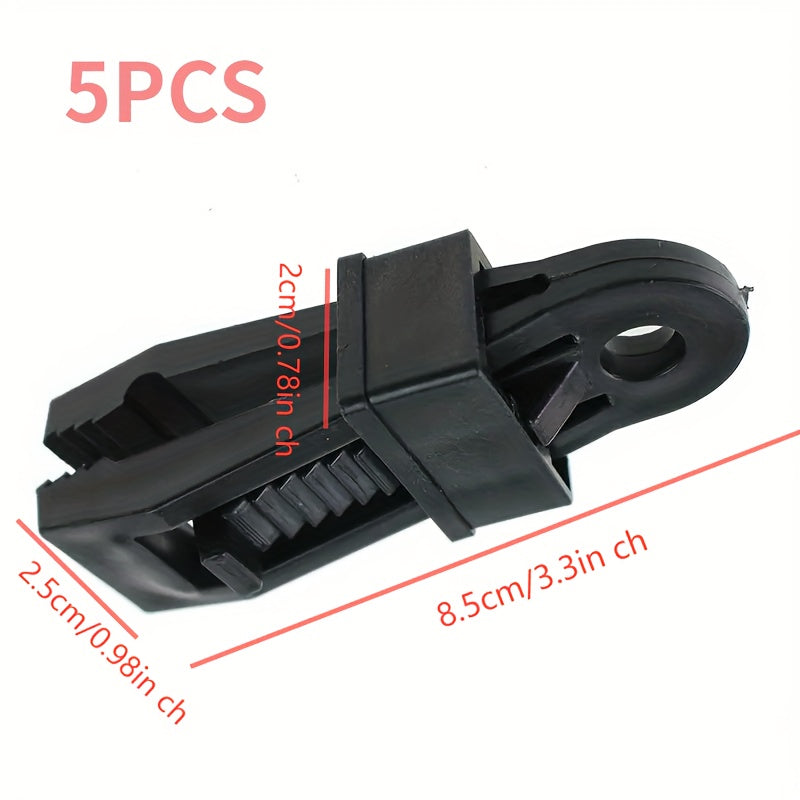 5pcs Camping Tarp Clips Safety Clip With Strong Lock Outdoor Tent Tighten Buckle