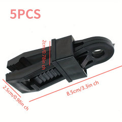 5pcs Camping Tarp Clips Safety Clip With Strong Lock Outdoor Tent Tighten Buckle