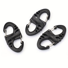 10pcs Carabiner Spring Hooks for Outdoor Backpacks Camping Fishing