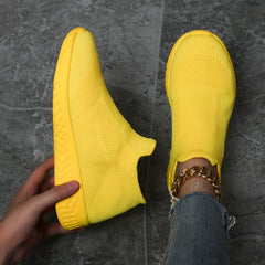 Stylish Air Cushion Running Shoes Slip On Casual Sneakers Women's