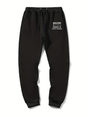 Men's Drawstring Sweatpants Loose Casual Jogger Pants
