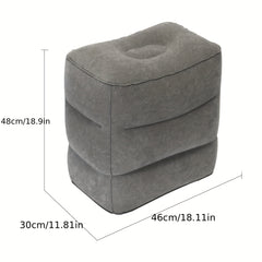 Adjustable Inflatable Travel Foot Rest with Storage Bag