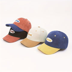 Children's Corduroy Monogram Baseball Cap for Baby