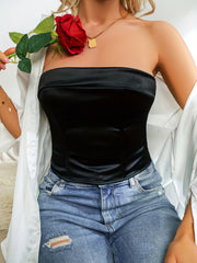 Sexy Slim Fit Backless Tube Top