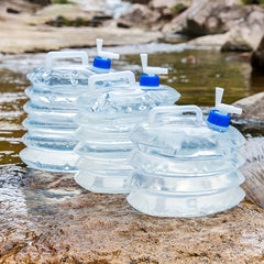 3000ml Portable Water Storage Bag Outdoor Collapsible Container