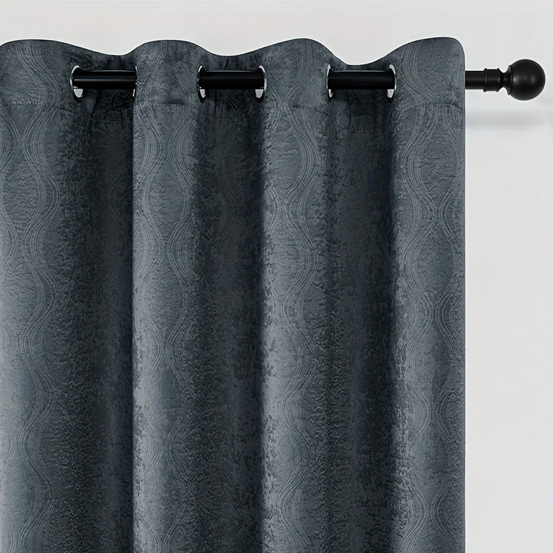 Blackout Velvet Curtains Room Decoration Large Window Blackout Velvet Curtain