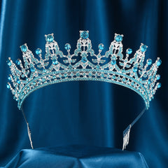 Crystal Tiara Crown Headband for Women Girls Wedding Prom Halloween