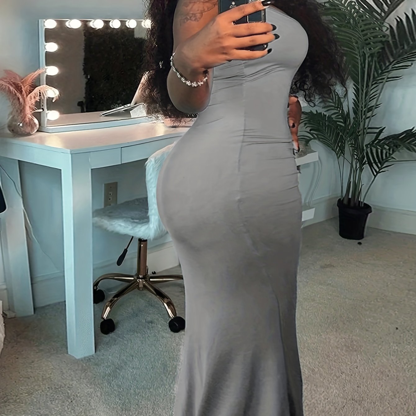 Bodycon Cami Mermaid Dress
