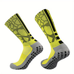Fashion Casual Mid Calf Socks Outdoor Breathable Non Slip Silicone Socks