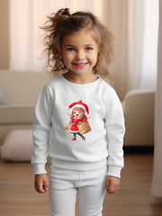 OERYUI Shopping Girl Graphic Sweatshirt Comfy Pullover Kids Clothes