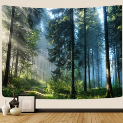 Forest Landscape Magic Tapestry Home D cor Living Room Bedroom Decoration