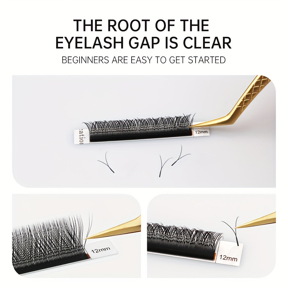 C Curling False Eyelashes Extensions 0.07mm Thickness