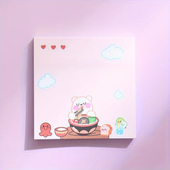 50pcs Cartoon Sticky Note Book Tearable Small Book Memo Small Fresh Note