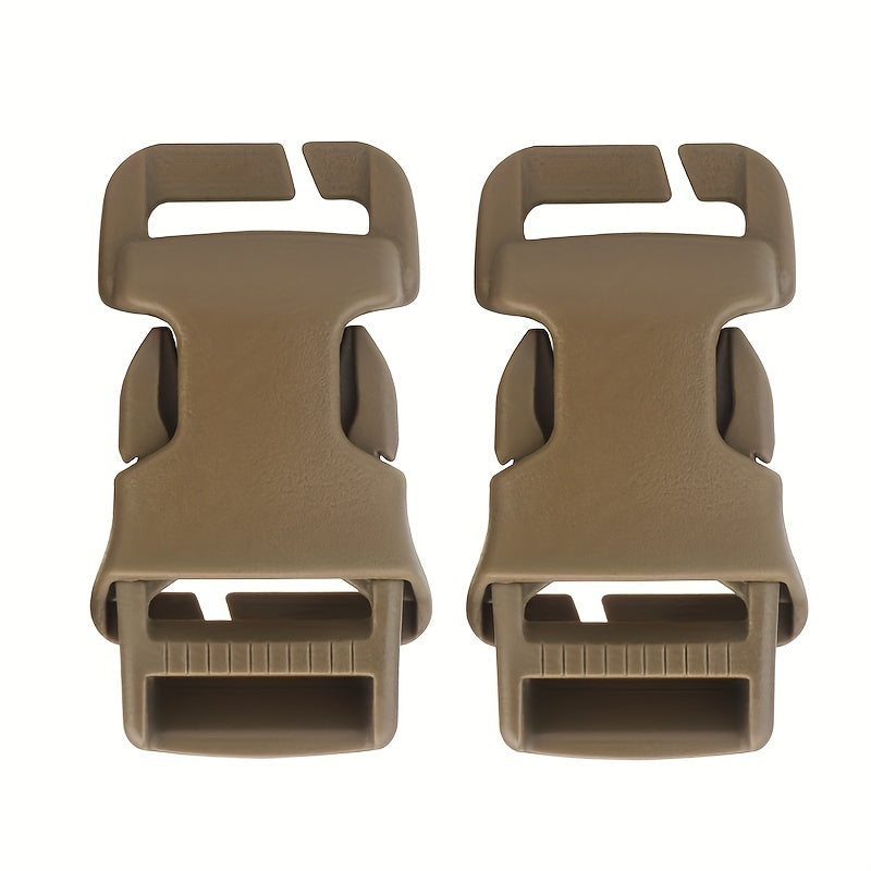 2pcs Detachable Buckles Molle Webbing Buckle Clip Backpack Accessories