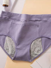 4pcs High Waist Period Briefs Women's Lingerie