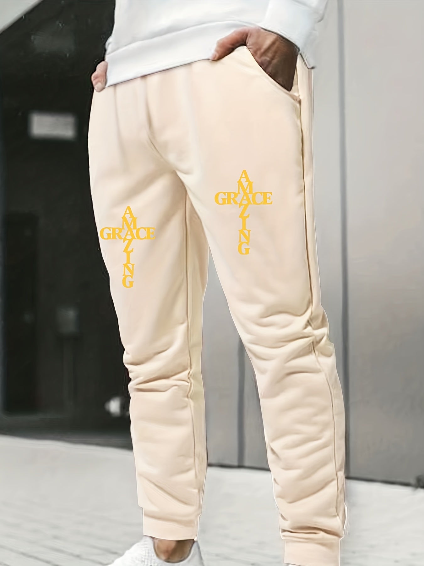 Men's Drawstring Sweatpants Casual Jogger Pants