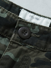 Camouflage Drawstring Cargo Pants Men's Joggers Outdoor
