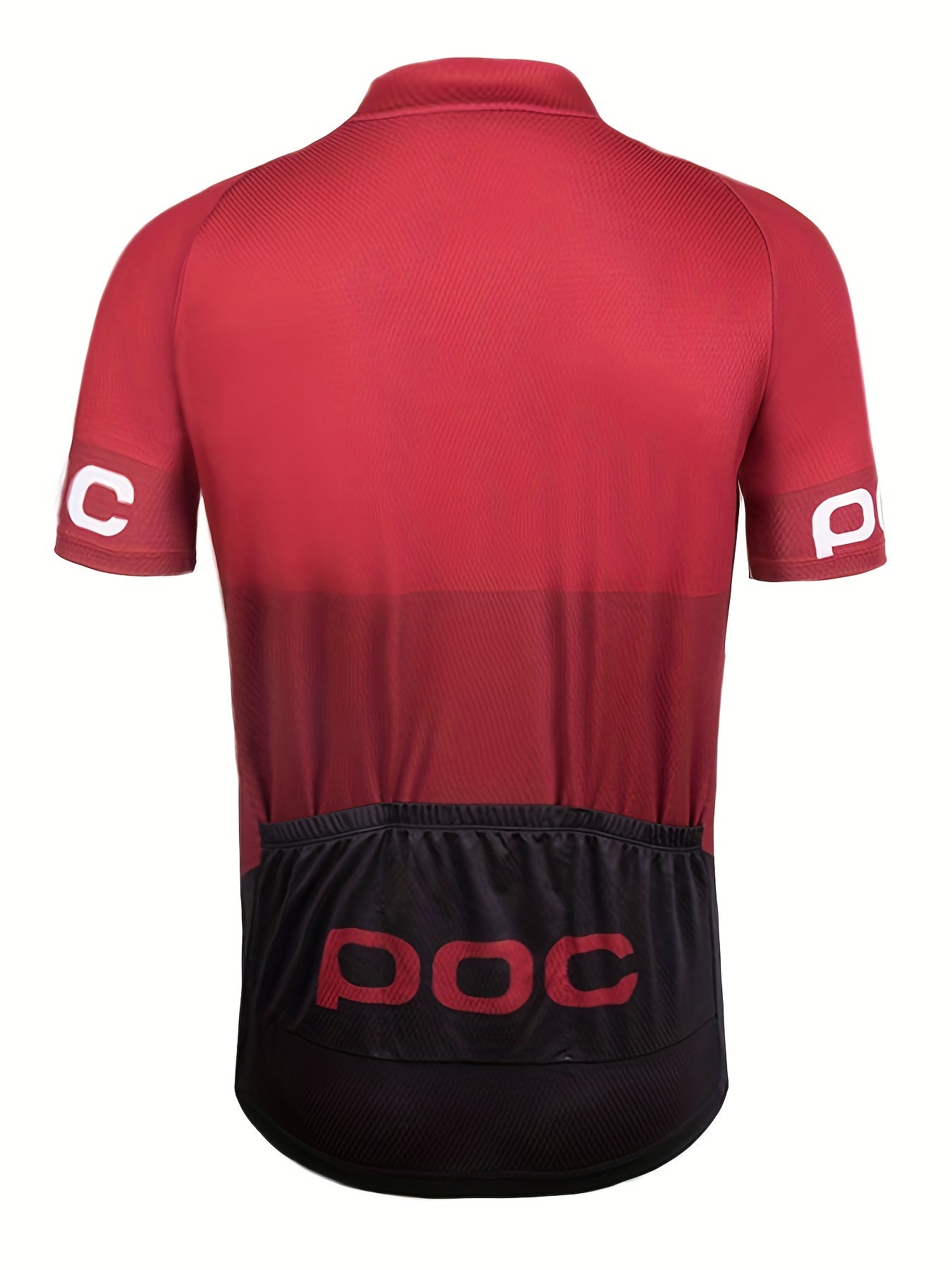 Quick Dry Men's Cycling Jersey with Rear Pocket Moisture Wicking Shirt