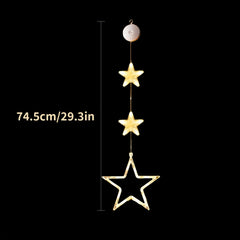 Christmas Window Decorations String Light
