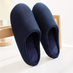 Soft Plush Cozy House Slippers for Men Winter Shoes