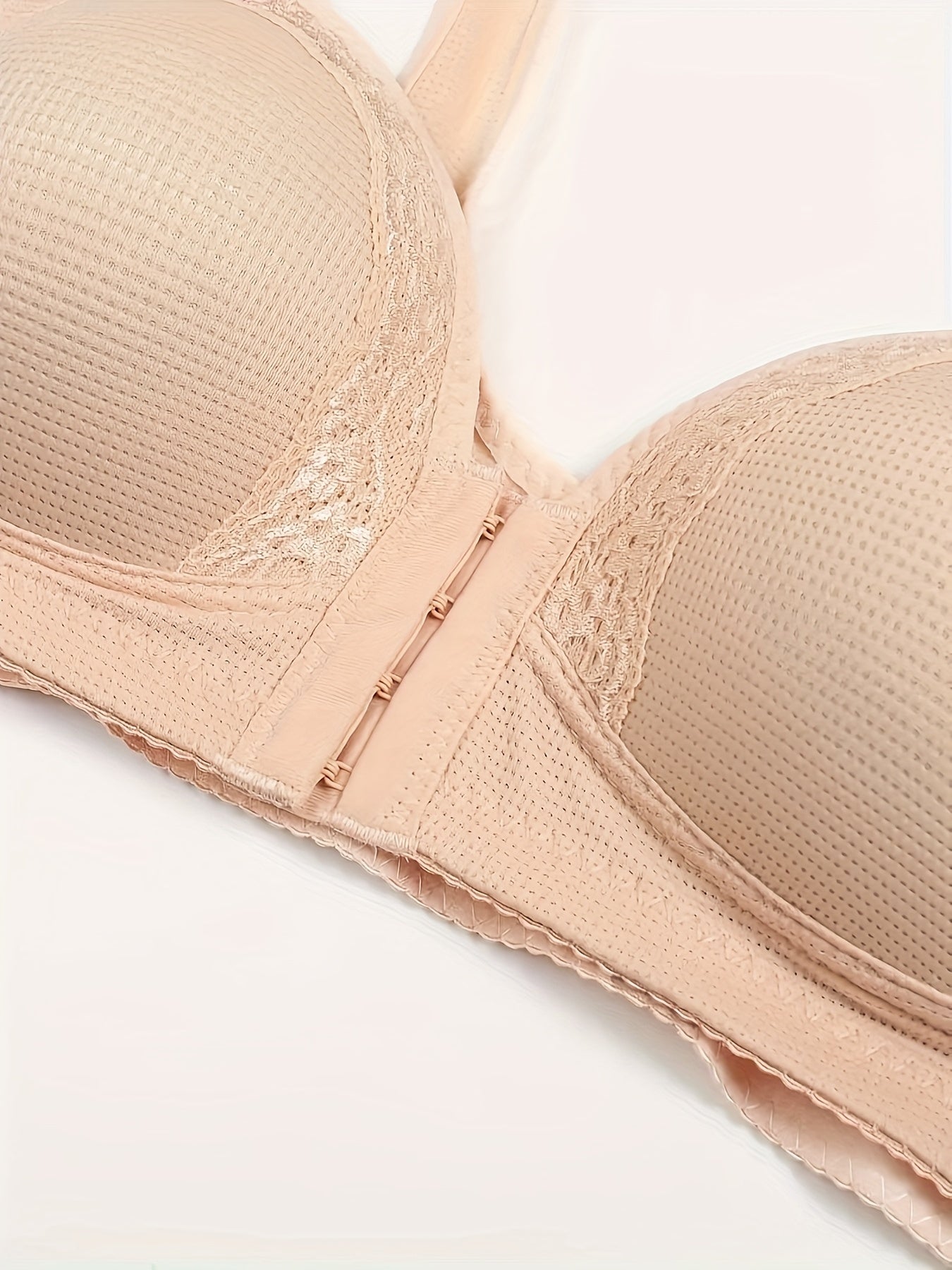 Front Buckle Wireless Bra Comfy & Breathable Full Coverage Bra