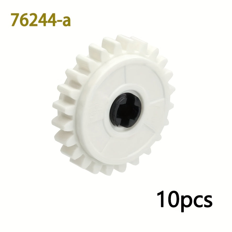 10pcs Building Block Gear Accessories for DIY MOC Round Clutch 24 Tooth Gear