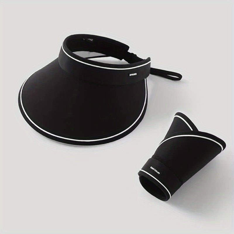 Wide Brim UV Protection Visor Hat for Women