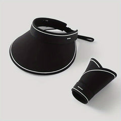 Wide Brim UV Protection Visor Hat for Women