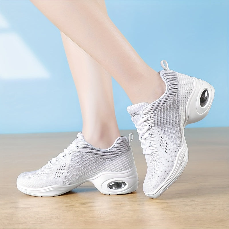 Women's Breathable Mesh Dance Shoes with Air Cushion