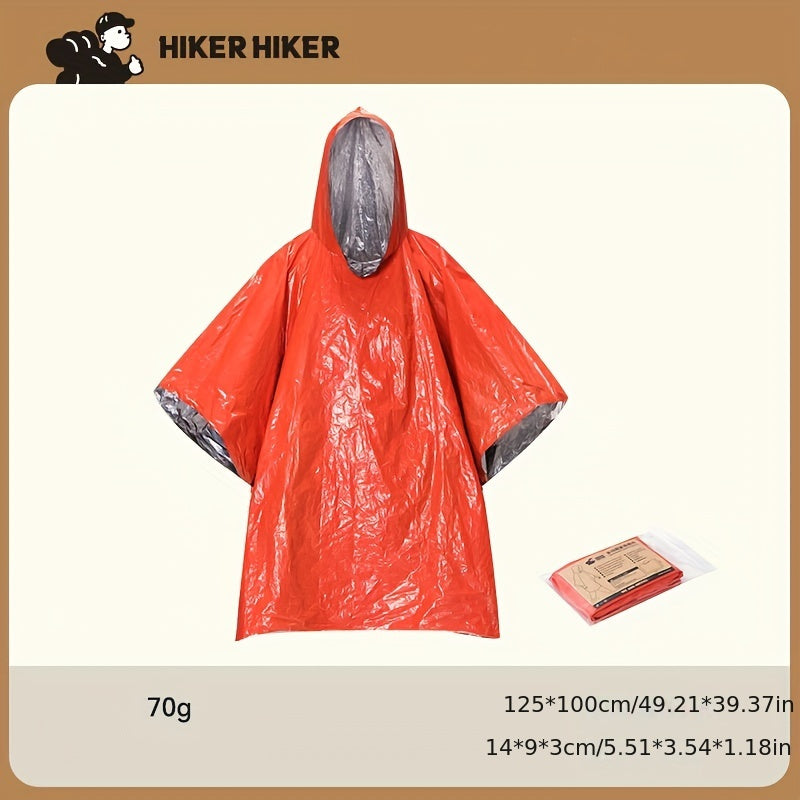 Hooded Raincoat for Outdoor Hiking Camping