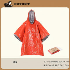 Hooded Raincoat for Outdoor Hiking Camping