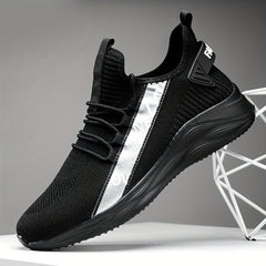 Women's Letter Print Sneakers Lace Up Outdoor Shoes