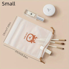 10pcs Dustproof Shoe Storage Bag with Drawstring for Travel and Home