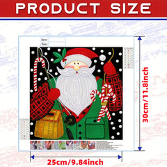 Santa Claus Pattern Special Shape Diamond Painting Kit