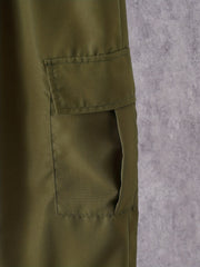 Boy's 2pcs Shirt & Cargo Pants Set Short Sleeve Top Outfit Kids Clothes