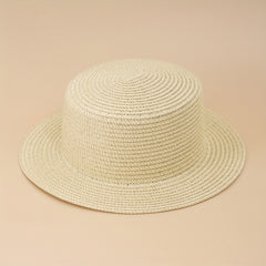 Summer Sun Hat Straw Fedora Cap Women Outdoor Beach Hat