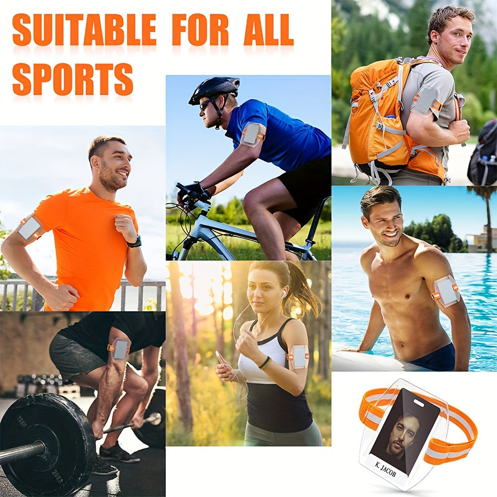 Sports Cycling Arm ID Card Holder Strap