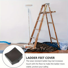 2 4pcs Ladder Non-slip Foot Folding Ladder Leg Cover Non-slip Foot Mat