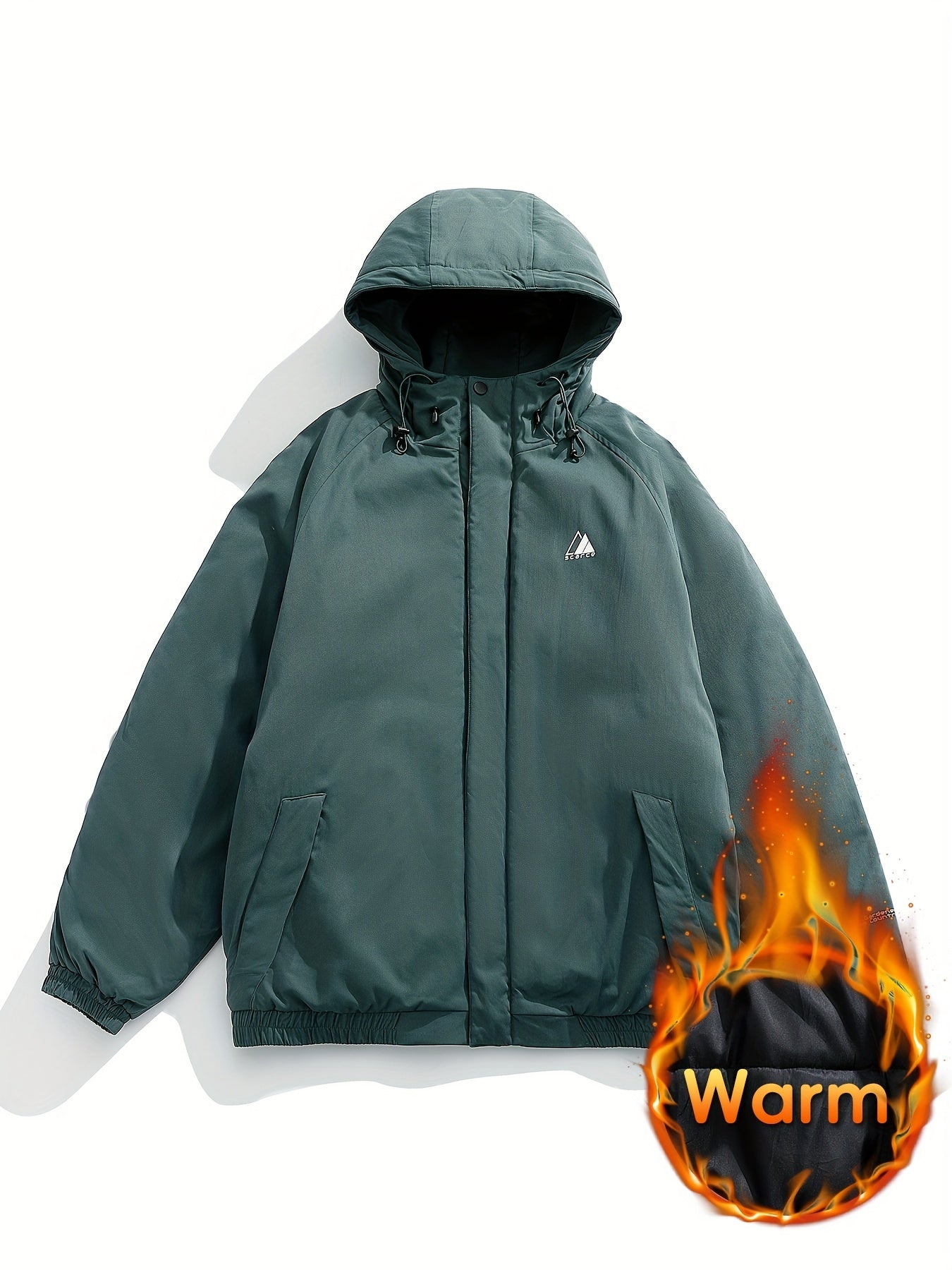 Windproof Thick Sports Jacket Hiking Hooded Jacket For Women