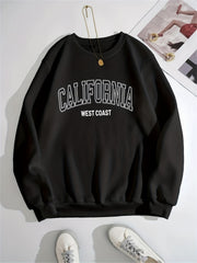 Casual Crew Neck Sweatshirt for Women