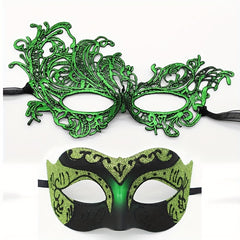 Colorful Lace Eye Mask Gothic Half Face Decorative Costume Mask