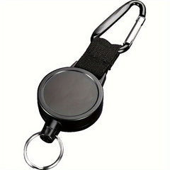 Telescopic Key Chain Carabiner Retractable Anti-lost Keychain for Outdoor